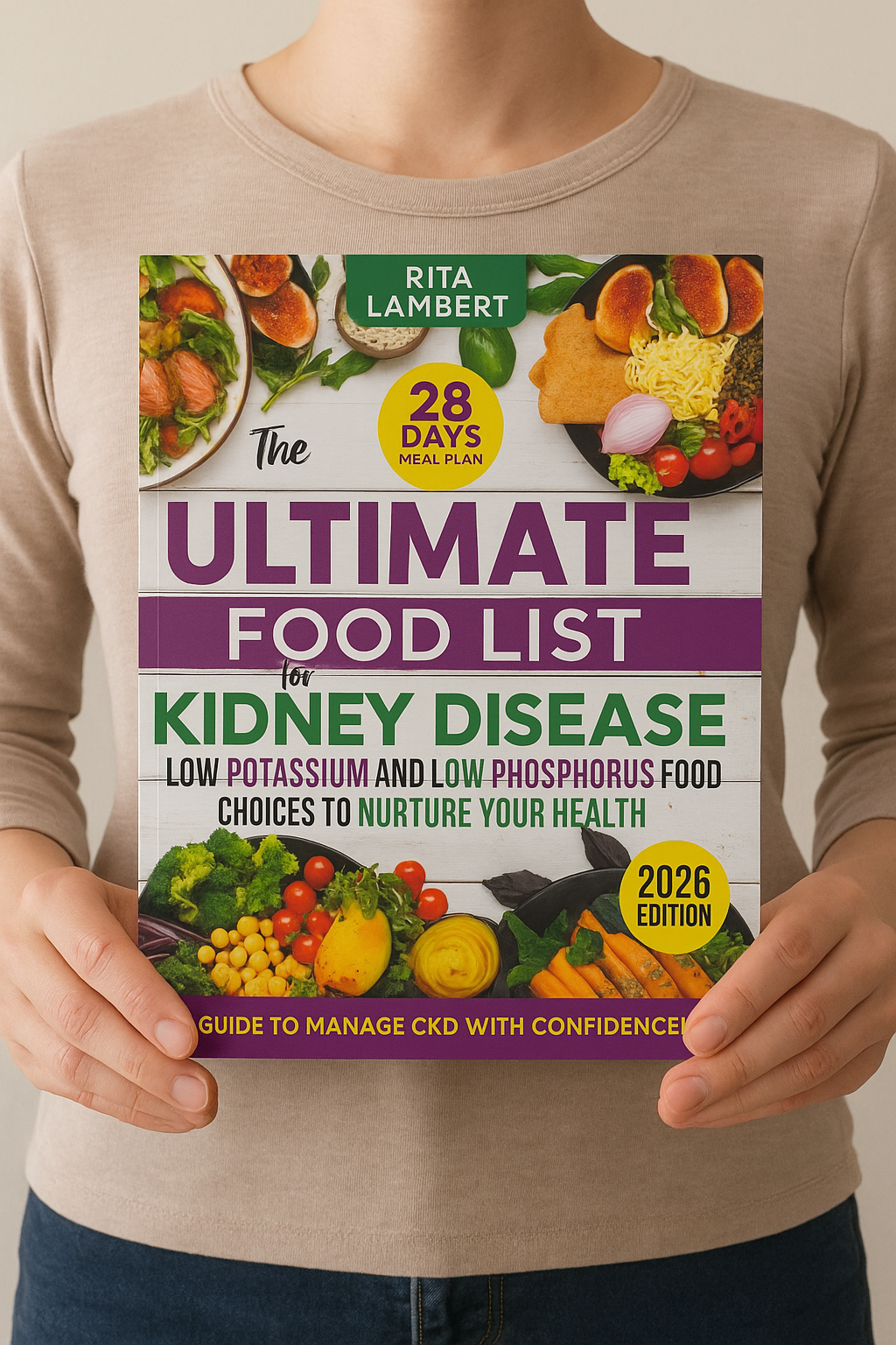 The Ultimate Food List for Kidney Disease: Low Potassium and Low Phosphorus Food Choices to Nurture Your Health | The Definitive Guide and 28-Day Meal Plan to Manage CKD with Confidence