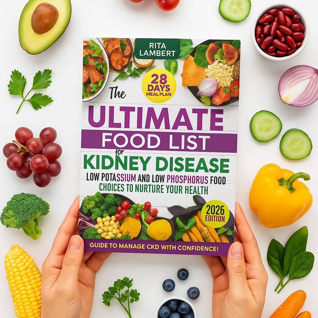 The Ultimate Food List for Kidney Disease: Low Potassium and Low Phosphorus Food Choices to Nurture Your Health | The Definitive Guide and 28-Day Meal Plan to Manage CKD with Confidence